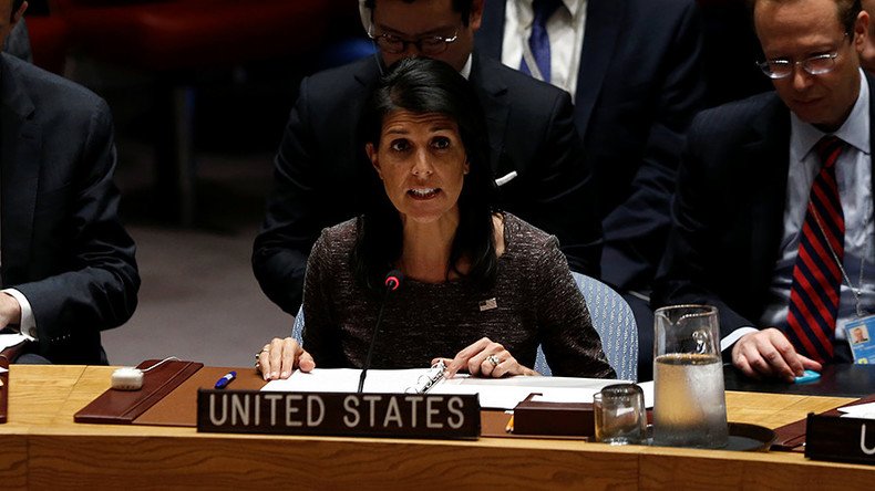 ‘Scorpion & frog’: Haley uses fable to blast Iran as UN & EU say Tehran complies with nuclear deal