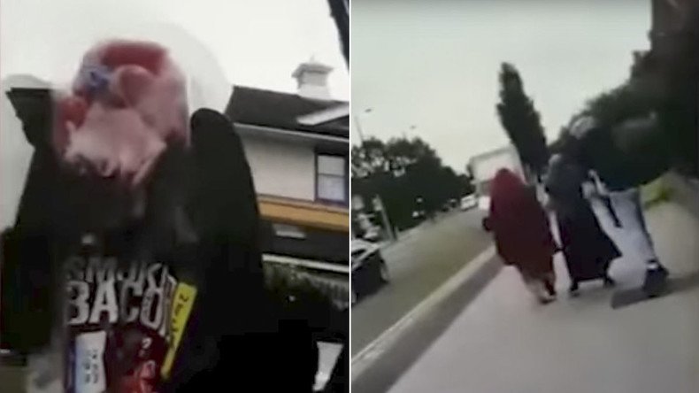 Man jailed for slapping Muslim teenager with bacon (VIDEO)