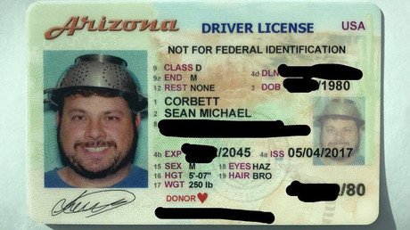 Flying Spaghetti Monster devotee wins right to wear colander on head in ID