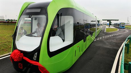 China's new electric train doesn't need driver or tracks