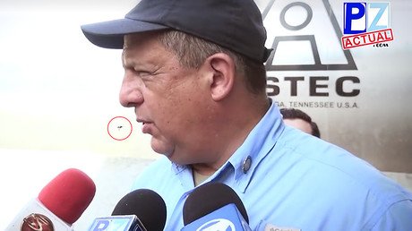 What a mouthful!: Costa Rican president accidentally eats wasp live on air during speech (VIDEO)