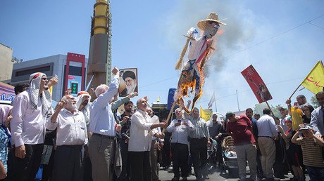 Iranians chant ‘Death to Israel & America!’ on Quds Day as Rouhani joins rally (PHOTOS, VIDEO)