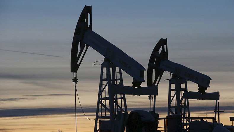 Oil price up on first US production decline in months
