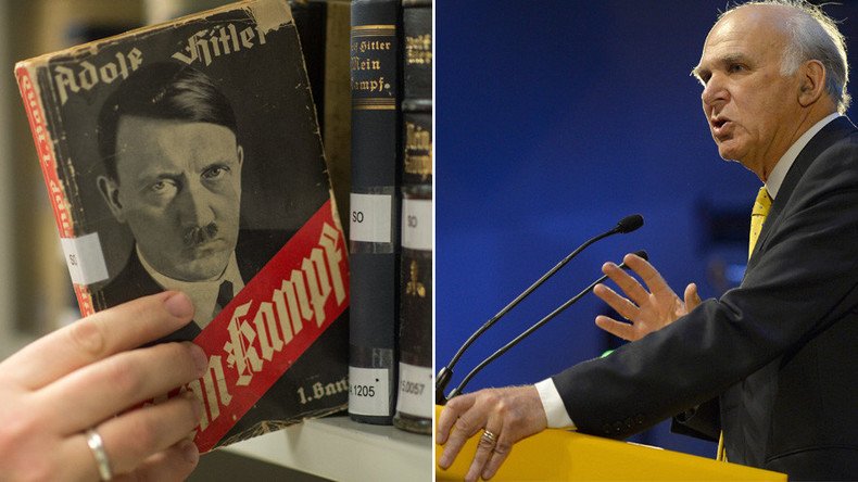 Theresa May’s speech could have been from Hitler’s ‘Mein Kampf’ – senior Lib Dem