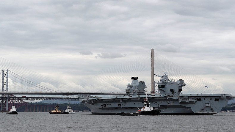 UK’s £3bn aircraft carrier could be sunk by cheap missiles – security think-tank