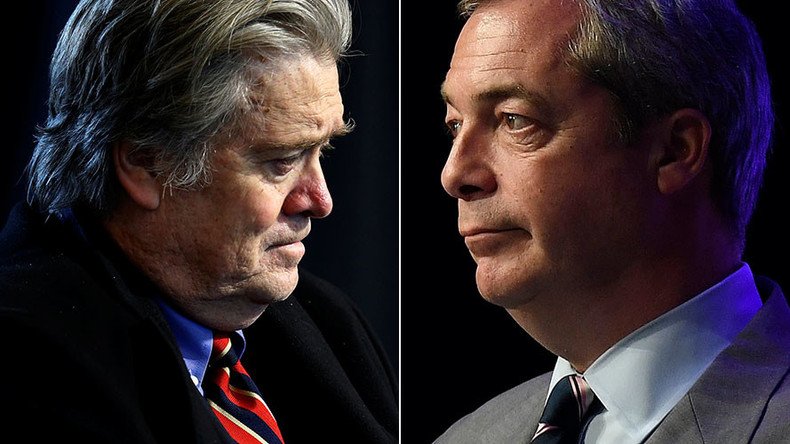 Trump adviser Bannon has portrait of himself dressed as Napoleon, gifted by Nigel Farage