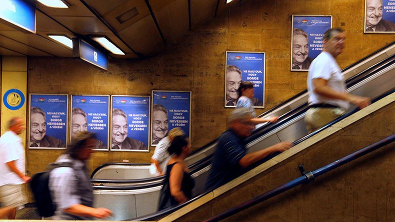 ‘Europe’s darkest hours’: Soros spokesman bashes Orban’s anti-migration campaign billboards