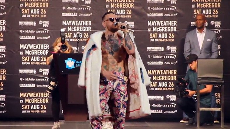 ‘I’m half black… from the bellybutton down’: McGregor’s comments branded racist (VIDEO)