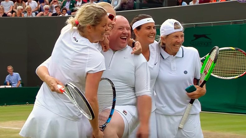 Tennis star Clijsters invites heckler on court at Wimbledon (VIDEO)