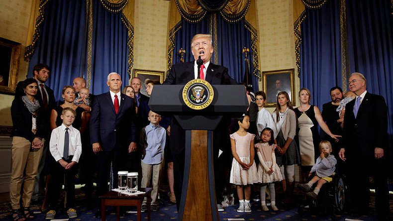 ‘Obamacare is death’: Trump implores Congress to repeal & replace bill