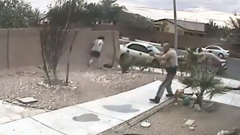Las Vegas police shoot suspect 19 times after turbulent car chase (GRAPHIC VIDEO)