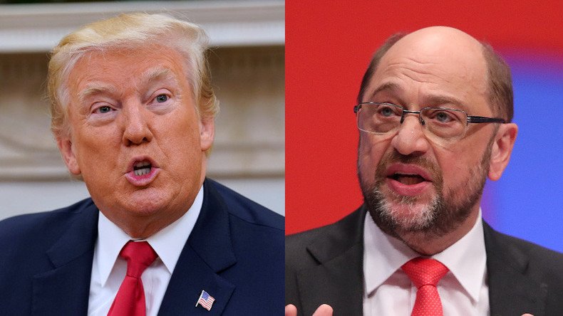 ‘Trump is danger to US & whole world’ – German chancellor hopeful Schulz 