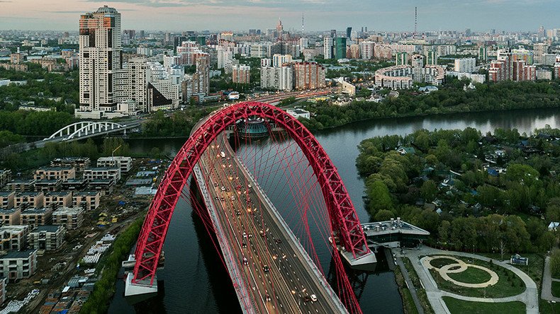 Futuristic Moscow bridge recognized as international masterpiece (PHOTOS)