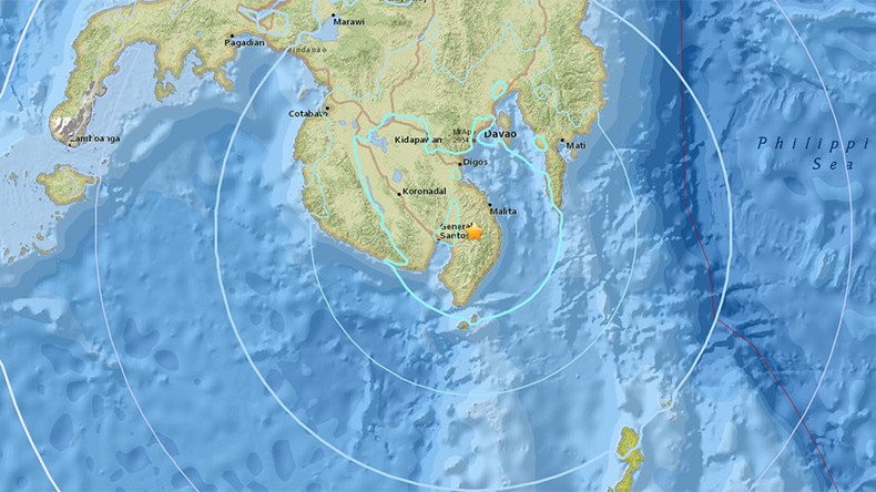 5.8 earthquake strikes Mindanao, Philippines