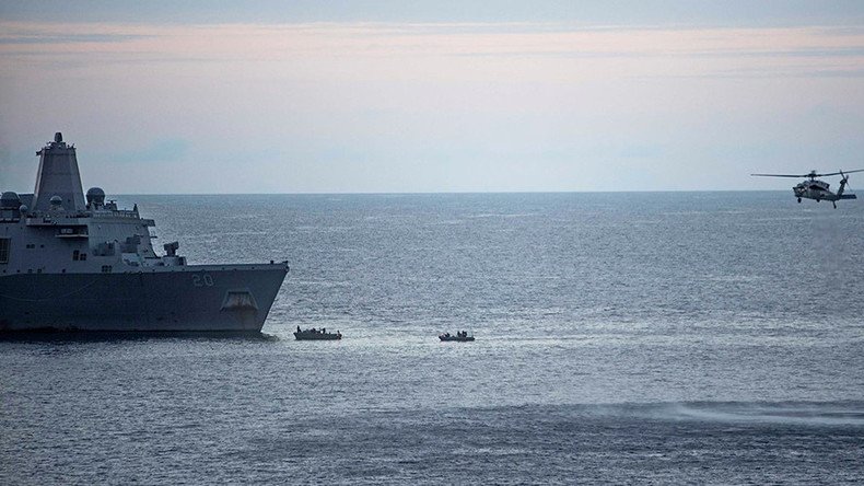 Australian Navy ships & divers search for 3 missing US Marines after aircraft crash