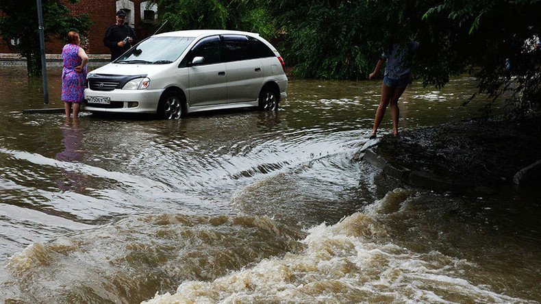 City goes under water after torrential rains in Russia’s Far East (PHOTOS, VIDEO)