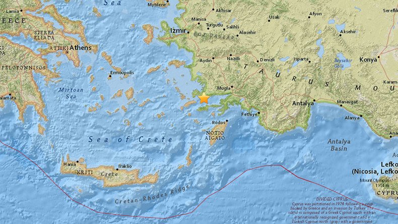 5.3 magnitude earthquake hits near Bodrum, Turkey