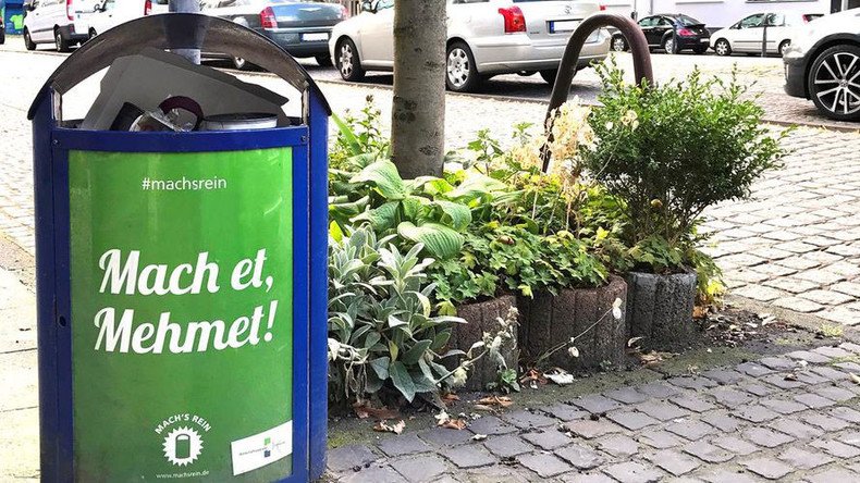 ‘Do it, Mehmet’: German anti-litter campaign under fire for using Turkish names