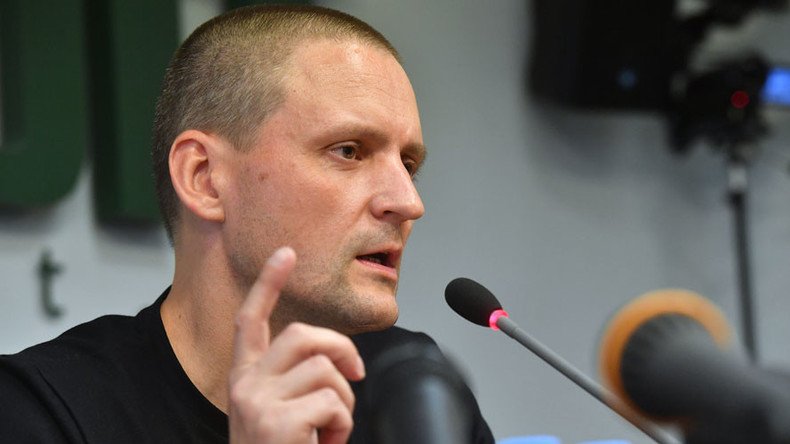 Leftist leader Udaltsov out of custody, urges unity in view of presidential polls