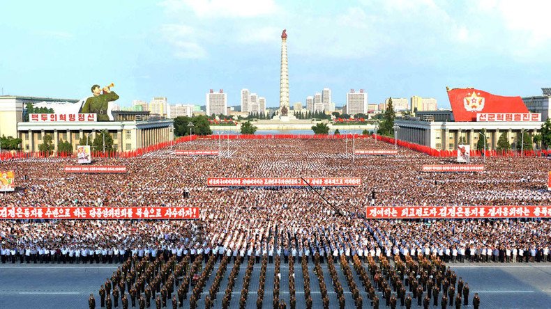 N. Koreans denounce Trump's 'fire & fury' threat in massive rally (VIDEO)