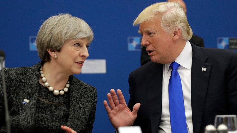 Theresa May fails to condemn Trump’s response to Charlottesville neo-Nazis