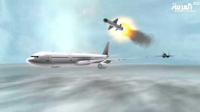 Riyadh jet downs passenger plane in Saudi TV animation amid Qatar airspace row (VIDEO)
