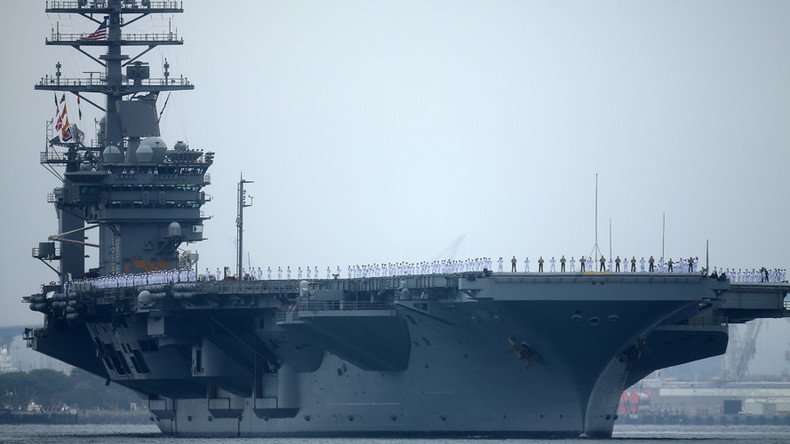 Iran defends drone flights near US vessels after buzzing carrier in Gulf