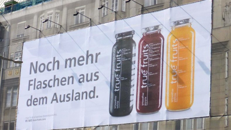 ‘Racist’ smoothie ads in Austria spark online controversy (PHOTOS)