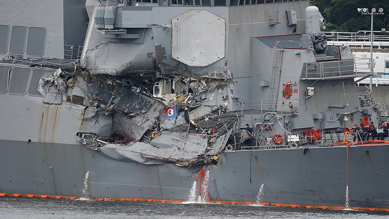 2 senior US Navy officers booted from service over 'USS Fitzgerald' crash near Japan