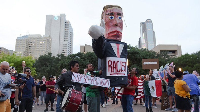 Dallas anti-racism rally marred by scuffles at Pioneer Park Cemetery (PHOTOS, VIDEOS)