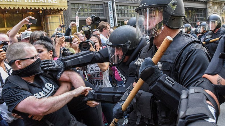 Rally-goers arraigned for striking cops at ‘free speech’ Boston rally