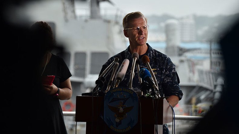 Navy removes 7th Fleet commander over ‘loss of confidence’ after McCain collision 