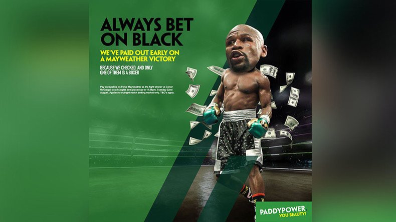 ‘Always bet on black’: Bookmaker’s Mayweather v McGregor tweet branded racist