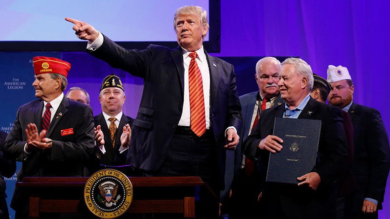‘We are one people’: Trump pushes civic nationalism in American Legion speech (VIDEO)