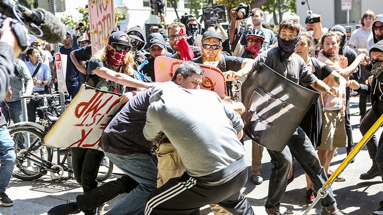 At least 13 arrested as 'antifa' and anarchists shut down Berkeley anti-Marxist rally