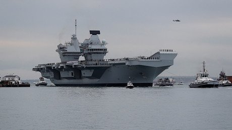 Britain’s new aircraft carrier enters service amid controversy and criticism (VIDEO)