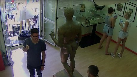 First CCTV video emerges showing van attack in Barcelona