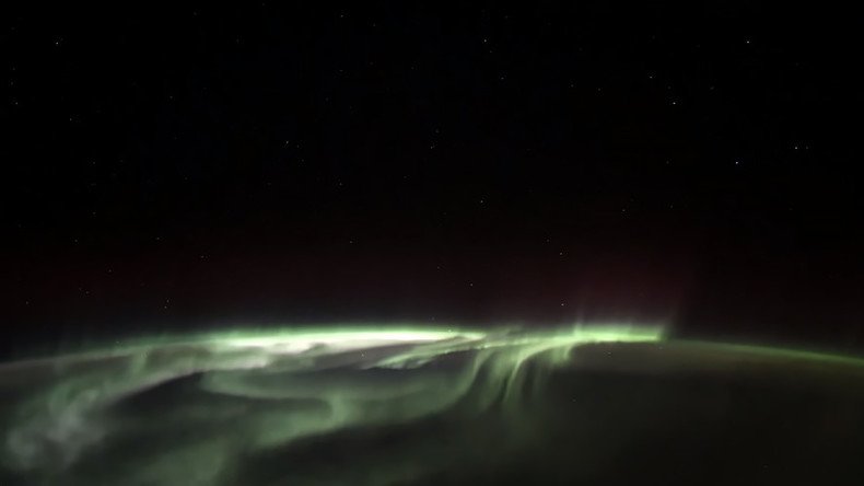 Russian cosmonaut shares breathtaking views of polar lights & Earth’s landmarks (VIDEO, PHOTOS)