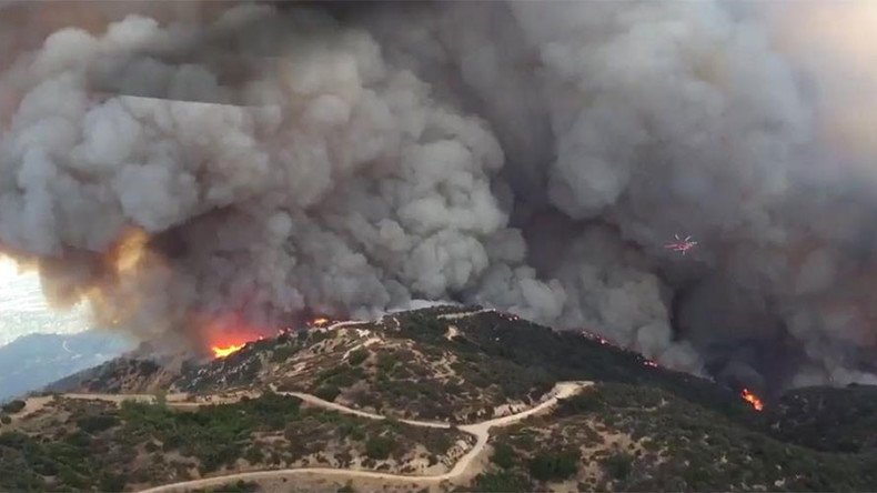 Wildfire burns 5,000 acres, forces hundreds of evacuations in California (PHOTOS, VIDEOS)