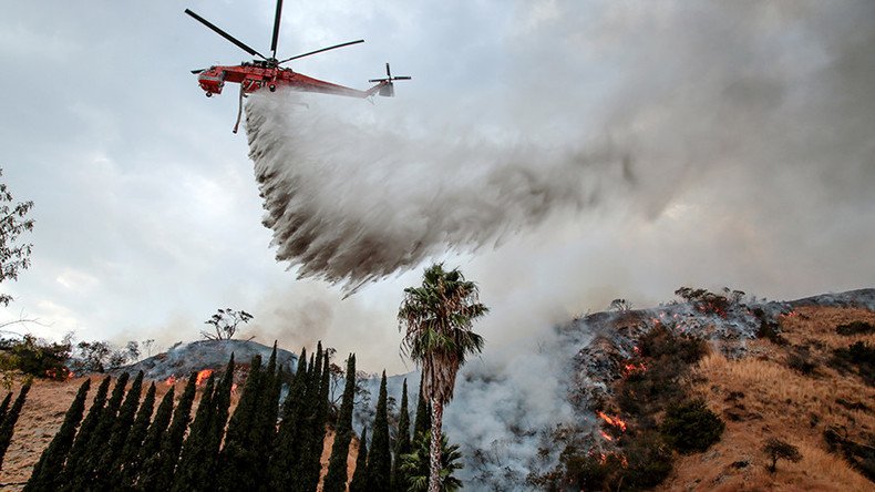 LA wildfire biggest in city’s history, now spans 5,895 acres (PHOTOS, VIDEOS)