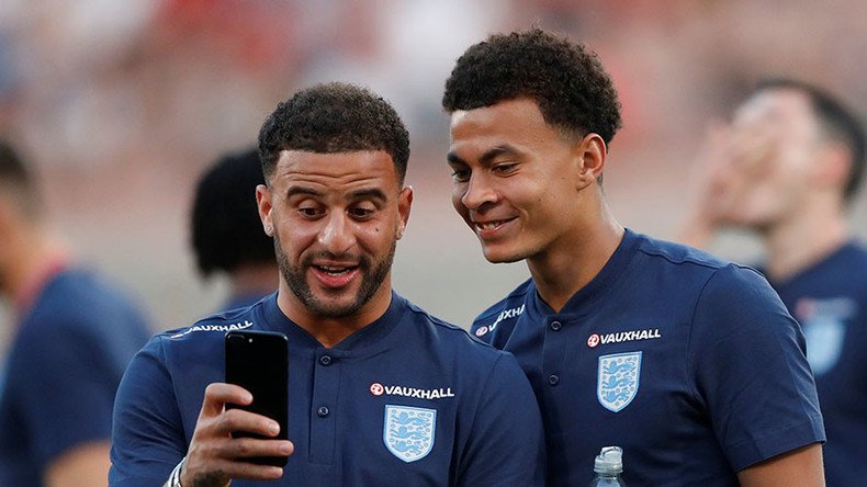 ‘Strange way of communicating!’ England players in bizarre middle finger ‘joke’