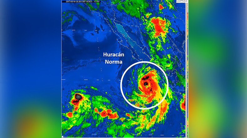Tropical storm warning for Baja California as Hurricane Norma nears