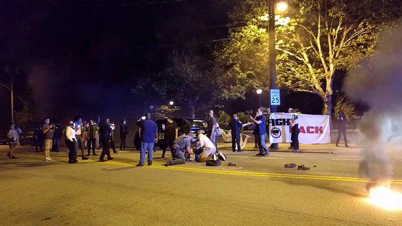 Police car torched, 2 cops hurt in Georgia Tech riot after police shooting of student (VIDEOS)