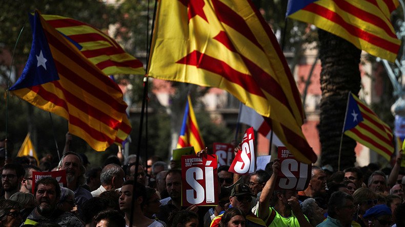 Independence-hungry Scottish nationalist leader sends support to Catalonia 
