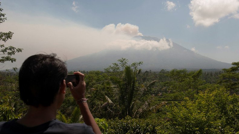 Thousands evacuated as Bali volcano spews ominous smoke 3,000 meters high