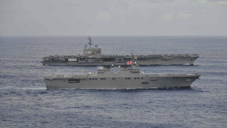 US nuclear carrier conducts naval drills with Japan as N. Korea threatens H-bomb test
