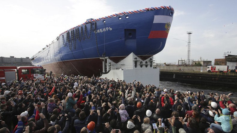 Russia launches ‘world’s biggest & most powerful’ nuclear icebreaker
