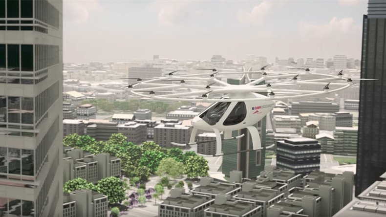 Driverless taxi drone test launched in Dubai (VIDEO)