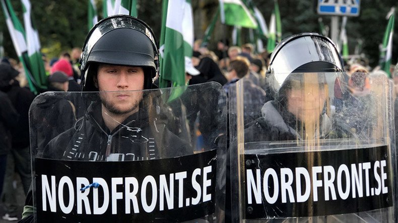 Dozens of neo-Nazis arrested after violent clashes in Sweden (PHOTOS, VIDEOS)