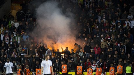 German football team enraged at fans who chanted Nazi slogans at Prague match